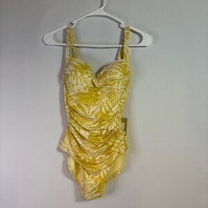 Tropical Yellow Women's One Piece Swimsuit